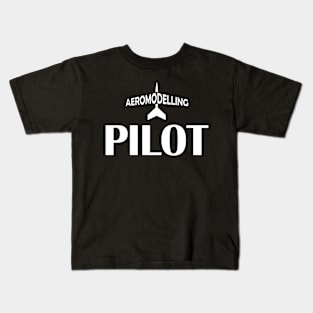 Aeromodeling Pilot Kids T-Shirt